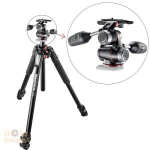 Manfrotto MK055XPRO3-3W MHXPRO 3W Başlıklı Kit