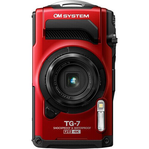 Olympus Tough TG-7 Fotoğraf Makinesi (Kırmızı)