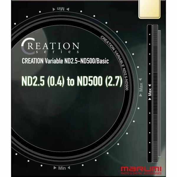 Marumi 82mm CREATION Vari.ND2.5-ND500/BASIC Filtre