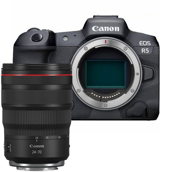 Canon EOS R5 + RF 24-70mm F/2.8L IS USM Lens Kit