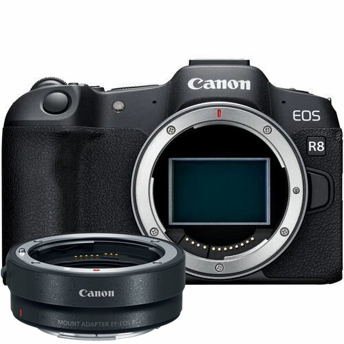 Canon EOS R8 + EF-EOS R Mount Adaptör