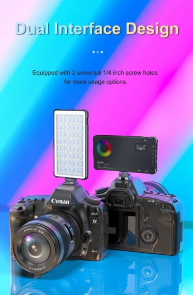 Mamen SL-C02 RGB LED Video ve Fotoğraf Efekt Işığı