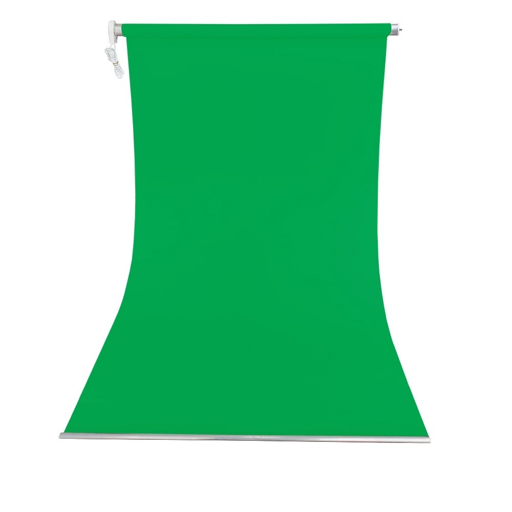 Stüdyo Teknik 90cm x 120cm Portre Fon Perdesi Yeşil