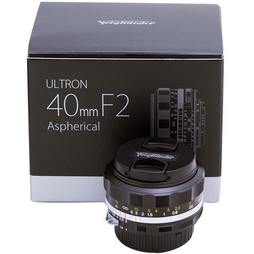 Voigtlander Ultron 40mm f/2 SL IIS Aspherical Lens (Nikon F)