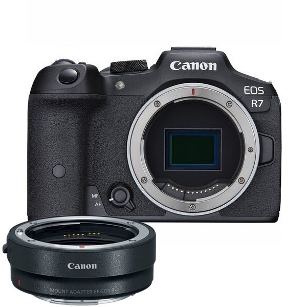 Canon EOS R7 Body + Canon EF-EOS R Mount Adaptör