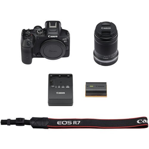 Canon EOS R7 18-150mm Lens + Canon EF-EOS R Mount Adaptör