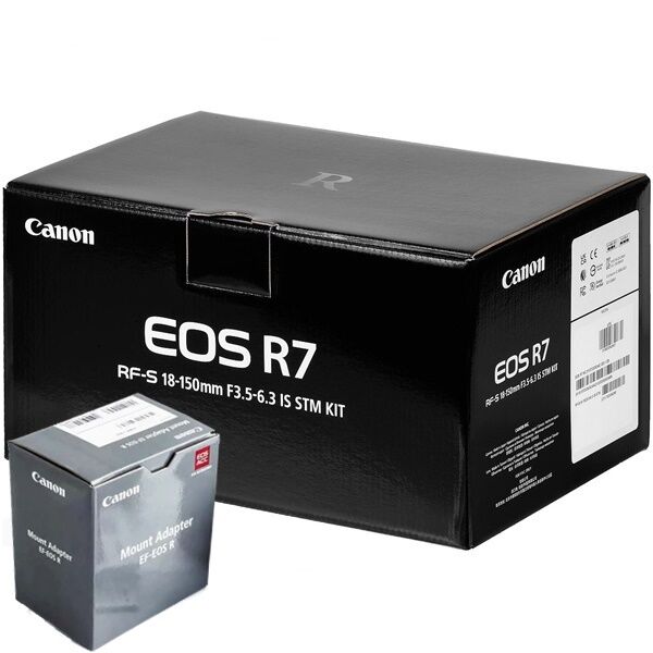 Canon EOS R7 18-150mm Lens + Canon EF-EOS R Mount Adaptör