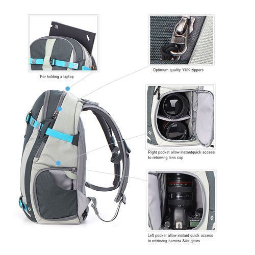 Benro Koala 200 Backpack Fotoğraf Makinesi Sırt Çantası Mavi
