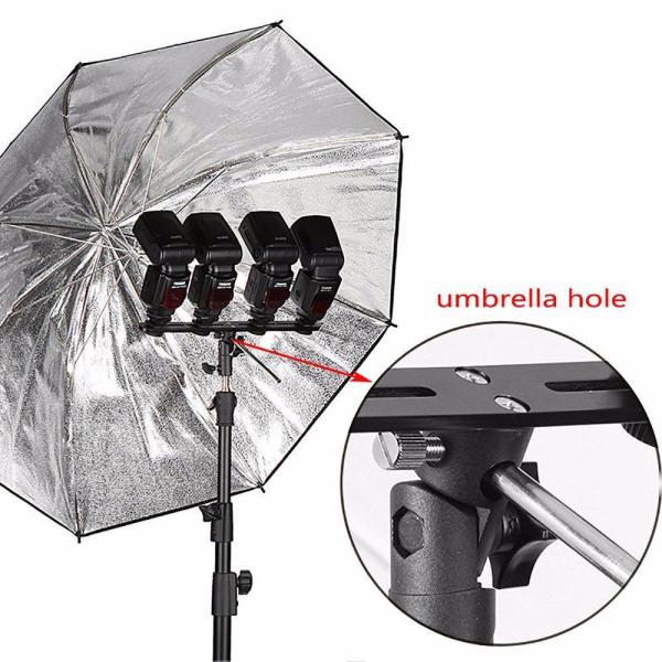 Fotga V36 Umbrella Şemsiye Flaş Tutucu Dörtlü