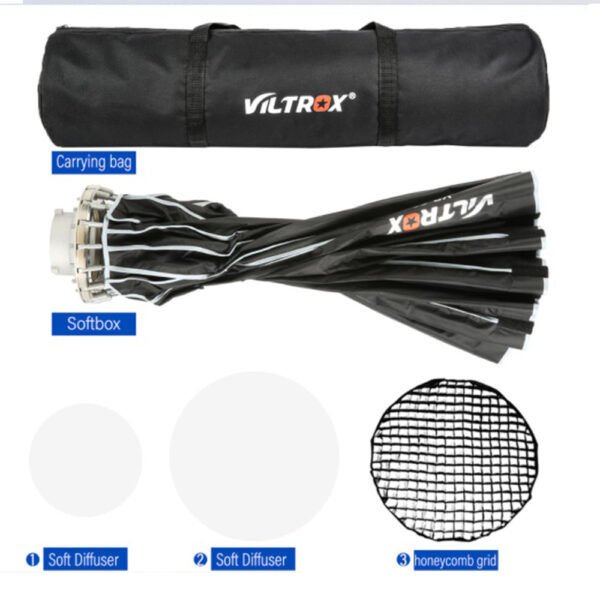 Viltrox Weeylite VP-90 Parabolic Softbox ve Grid
