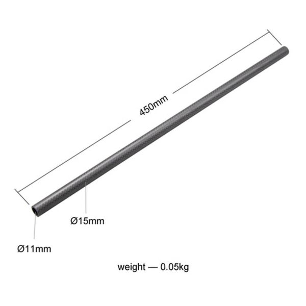 SmallRig Karbon Fiber Çubuk -(45cm) (2 adet) 871