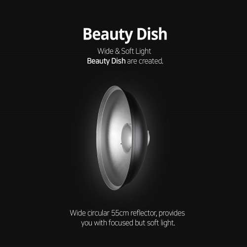 Fomex Beauty Dish 55 cm Silver