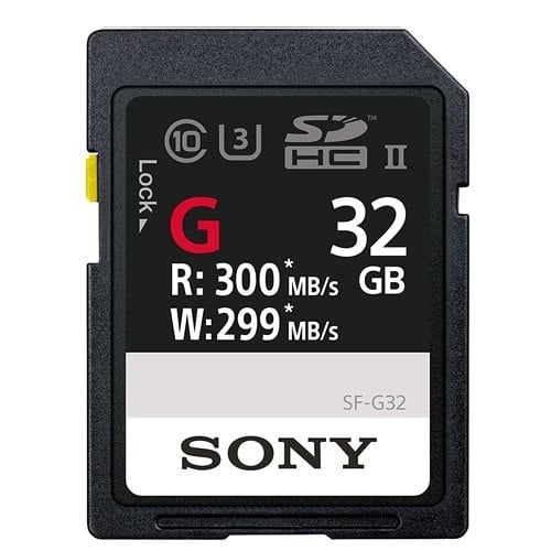 Sony 32GB SF-G32 300Mb SD Hafıza Kartı