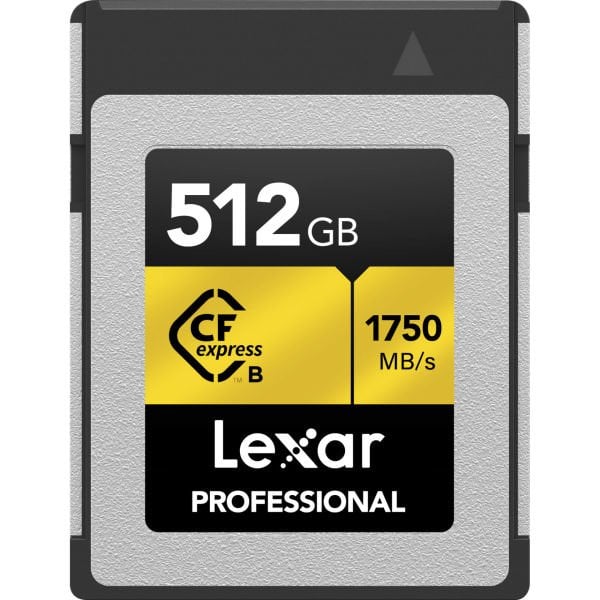 Lexar 512GB Professional CFexpress Type B Hafıza Kartı Gold Seri