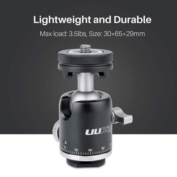 UURig R001 Top Kafa (Ball Head) Tripod Kafa