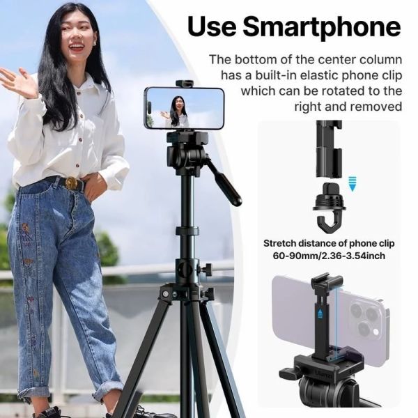 Ulanzi MT-65 Bluetooth Kumandalı Deve Boynu Video Tripod