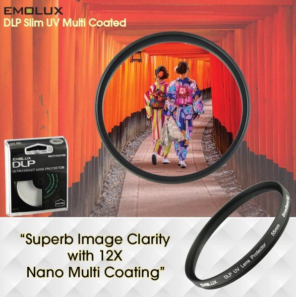 Emolux 86mm DLP Slim UV Filtre