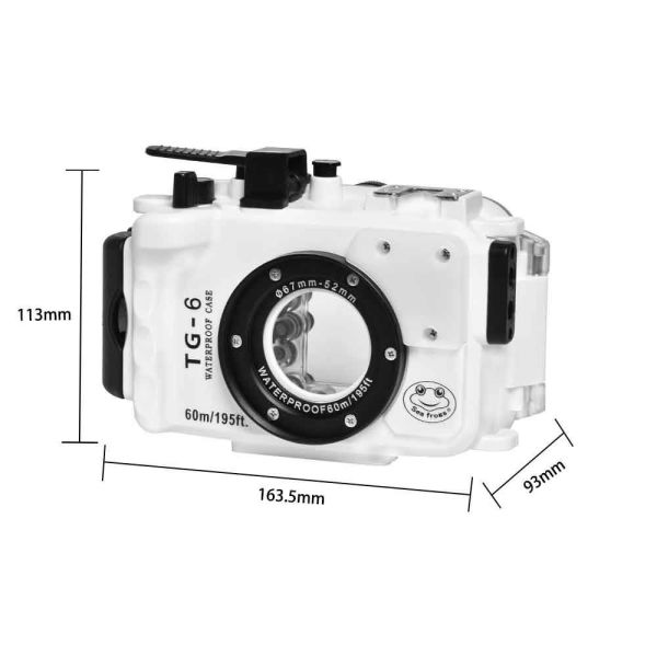 Seafrogs Olympus TG-6 Kompakt Kamera Kabini