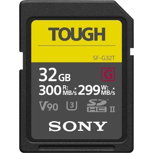 Sony 32GB SF-G Tough Series UHS-II SDXC Hafıza Kartı (SF-G32T)