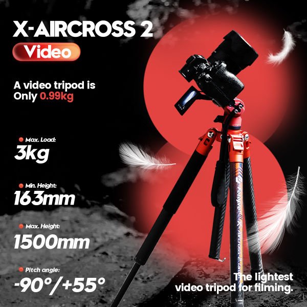 Fotopro X-AirCross 2 Video Tripod Kit