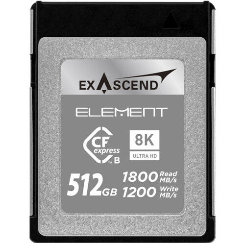 Exascend 512GB Element Serisi CFexpress Type B Hafıza Kartı