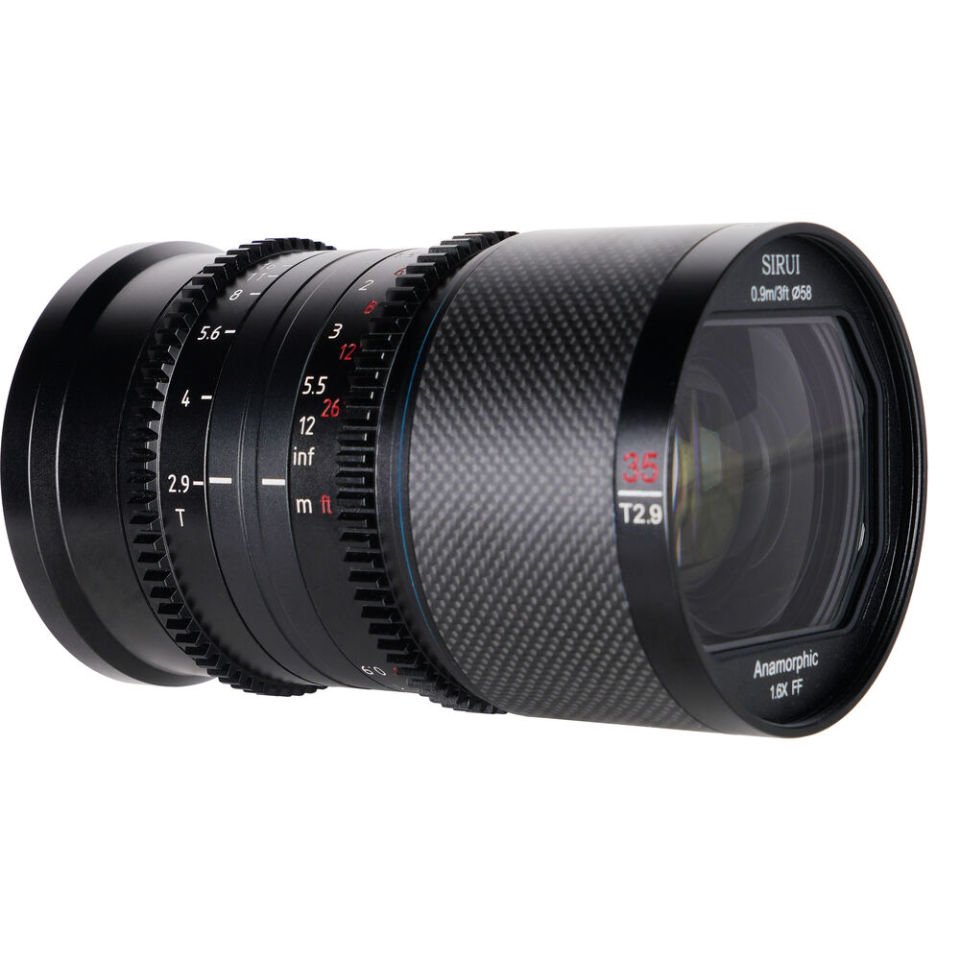 Sirui Saturn 35mm T2.9 1.6x Carbon Fiber Anamorphic Lens (Sony E Mount)