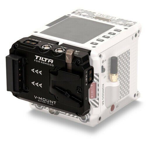 TILTA Dual Canon BP to V Mount Adapter Battery Plate for RED Komodo - Black TA-T08-BPV-B