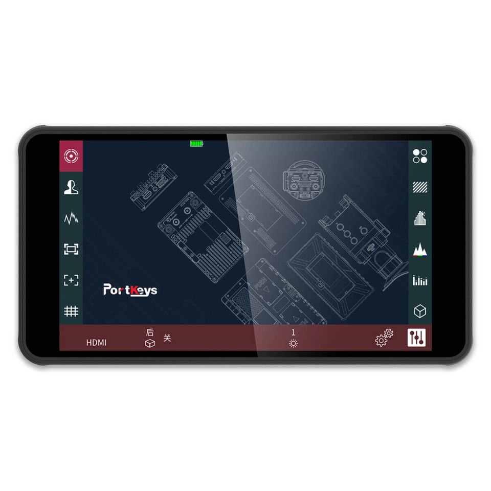 PORTKEYS PT5 II 5'' 4K HDMI Dokunmatik Ekranlı, 3D LUT Destekli Monitör
