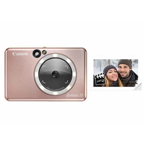 Canon Zoemini S2 Şipşak Fotoğraf Makinesi (Rose Gold)