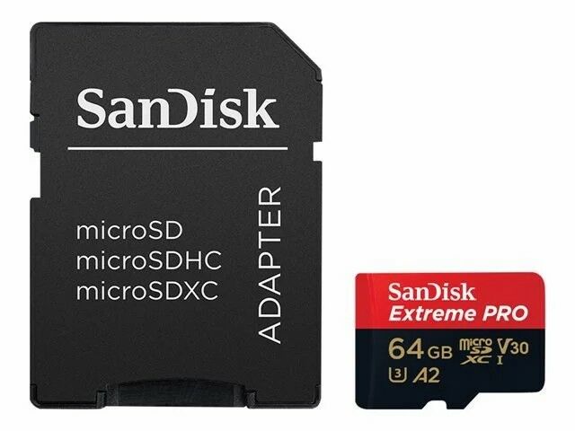 SanDisk 64GB Extreme Pro MicroSDXC Hafıza Kartı (200mb/s)