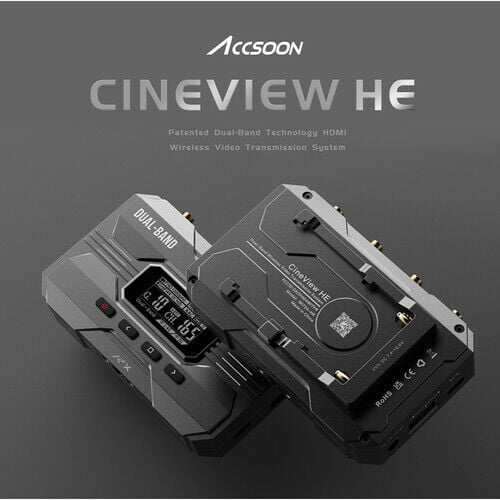 Accsoon CineView HE Çoklu Spektrumlu HDMI Kablosuz Video İletim Sistemi