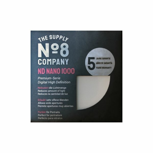 No8 Company 43mm Nano ND1000 Filtre