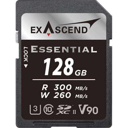 Exascend 128 GB Essential V90 UHS-II SDXC Hafıza Kartı