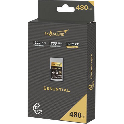 Exascend 480GB Essential Series CFexpress Type A Hafıza Kartı