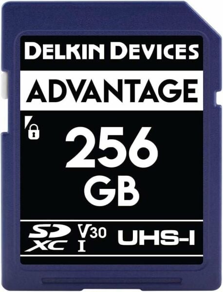 Delkin Devices 256GB Advantage UHS-I V30 SDXC Hafıza Kartı