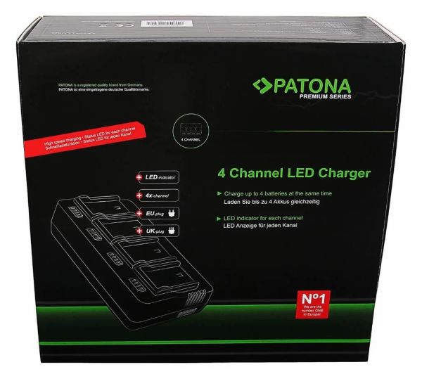 Patona 1701 NP-FZ100 Sony Premium 4'lü Şarj Cihazı