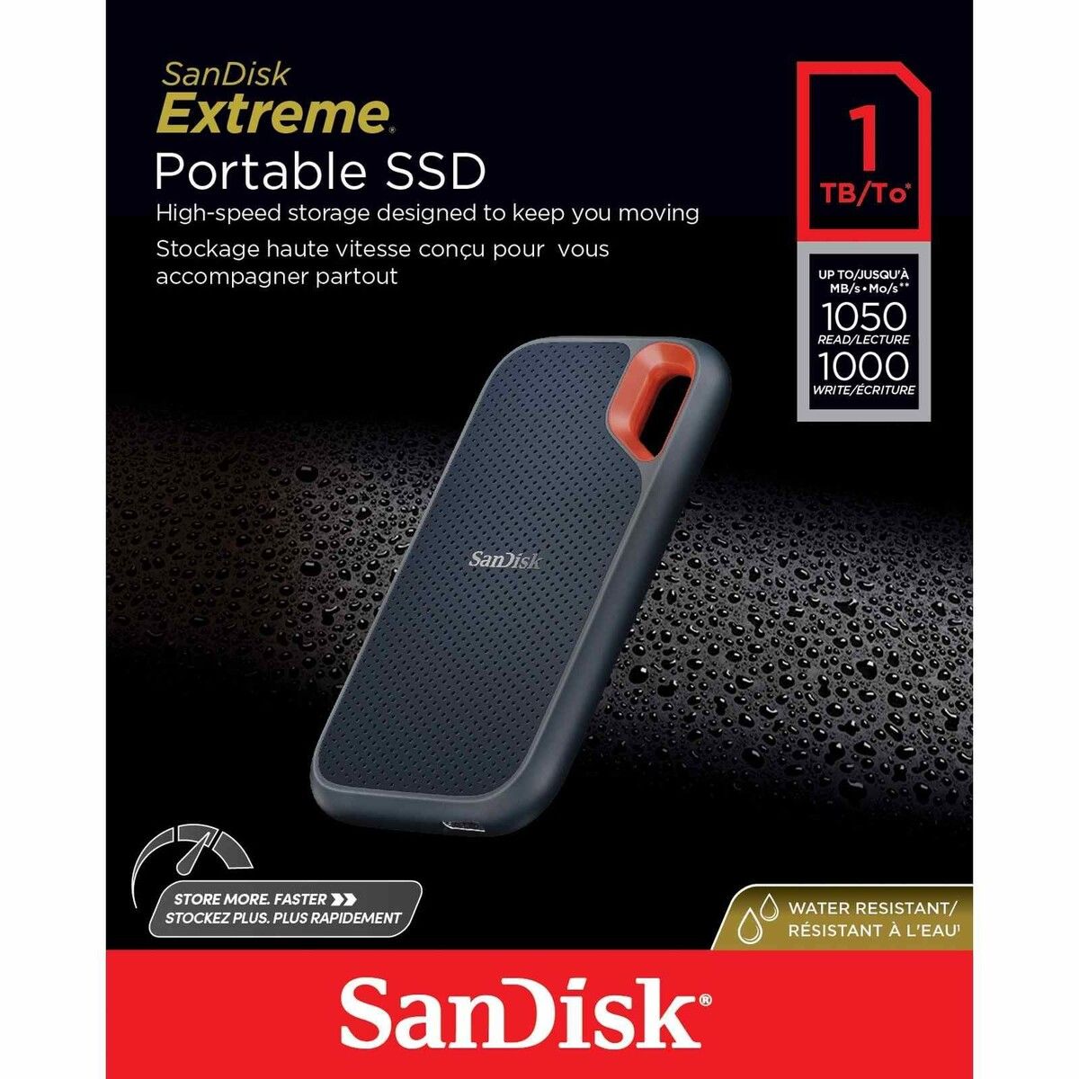 SanDisk 1TB V2 Extreme Portable SSD Disk (SDSSDE61-1T00-G25)