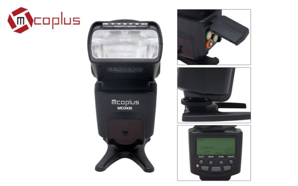 Mcoplus MCO-430 Canon Uyumlu Tepe Flaşı