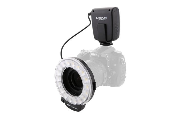 Mcoplus MRF18 LED Makro Ring Flaş Işık (Nikon / Canon / Olympus / Pentax)