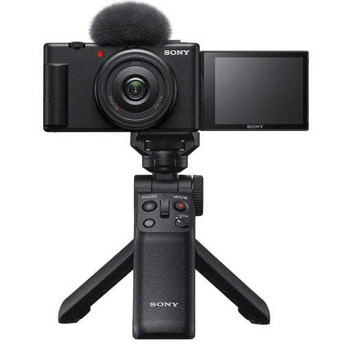 Sony ZV-1F Vlogging Kamera (GP-VPT2BT Çekim Kolu ile)