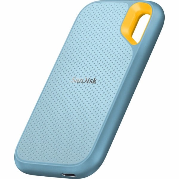 SanDisk 1TB Extreme Portable SSD V2 (Sky Blue) (SDSSDE61-1T00-G25B)