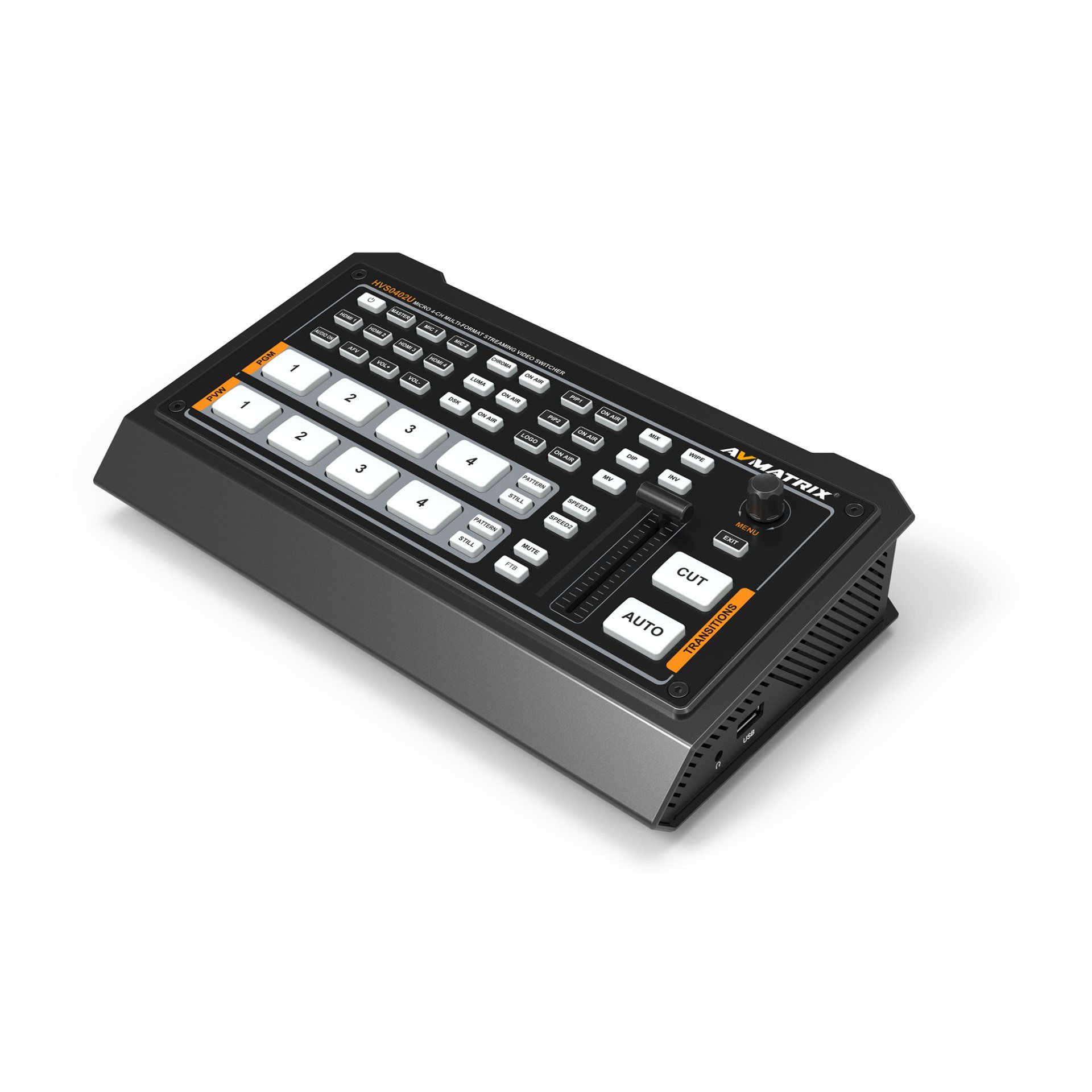 AVMatrix HVS0402U Mikro 4 Kanal HDMI Video Switcher