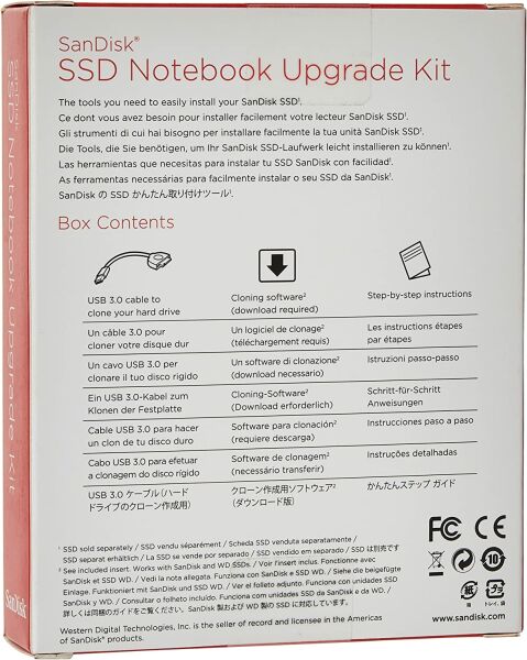SanDisk SSD Notebook Upgrade Kit Kart Okuyucu