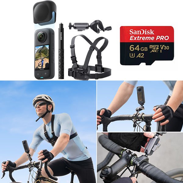 Insta360 X3 360 Derece Kamera Bisiklet Kiti