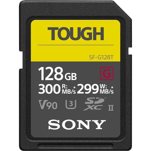 Sony 128GB SF-G Tough Serisi UHS-II SDXC Hafıza Kartı (SF-G128T)