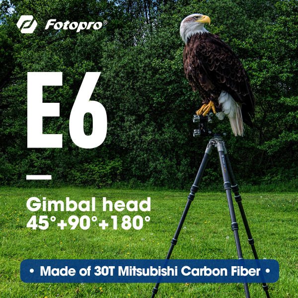 Fotopro E6 Eagle Series Gimbal Head Tripod (Ön Sipariş)