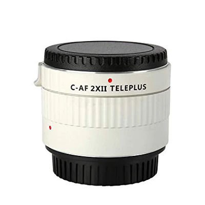 Viltrox C-AF 2X II Otomatik Odaklama 2.0X Canon EF Mount İçin Teleconverter Lens Dönüştürücü (Gümüş)