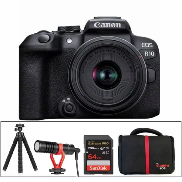Canon EOS R10 18-45mm Vlogger Kit