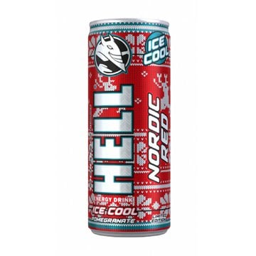 Hell Energy Drink NORDIC RED NAR  AROMALI 24 LÜ PAKET ( 18 FİYATINA 24 TANE )