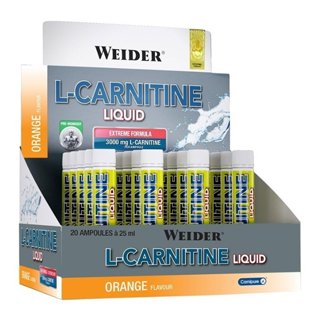 Weider L-Carnitine Liquid 3000 Mg 20 Ampul PORTAKAL AROMALI